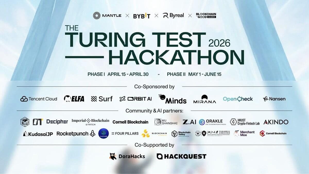 desktop-mantle-launches-turing-test-hackathon-2026-backed-by-tencent-cloud-bybit-byreal-and-bga
