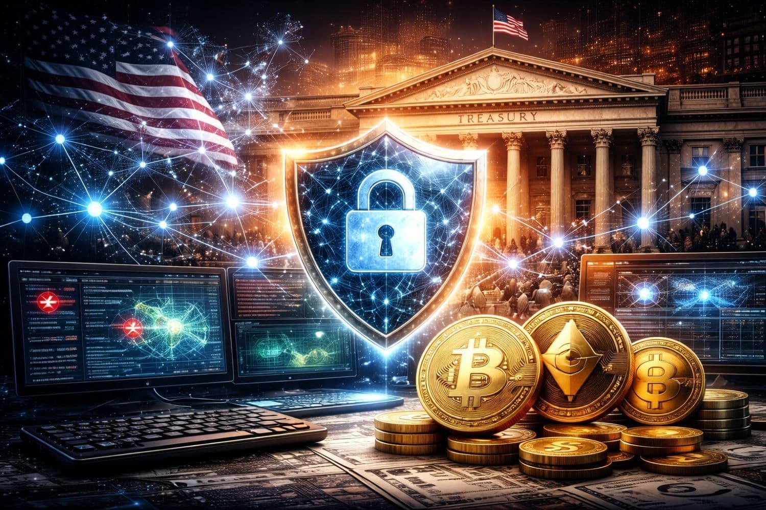 Why The U.S. Treasury Is Now Sharing Cyber Threat Data With Crypto Firms