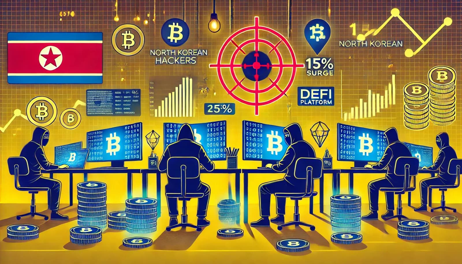 Stolen Crypto Funds Rose 15% In 2024, More North Korean Hackers Target DeFi