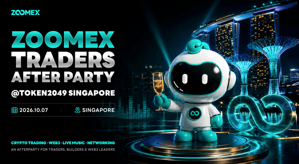 Zoomex to Host Traders After Party During TOKEN2049 Singapore, Connecting Traders and the Web3 Community