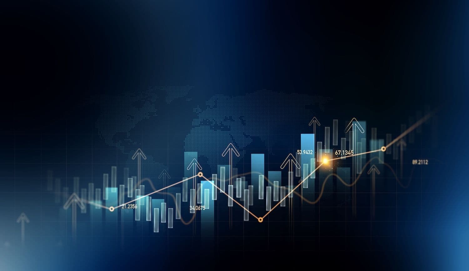 MACD momentum indicator analysis for crypto trading explained with crossovers and volume (Image: Shutterstock)